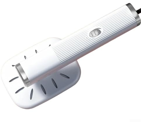 Défroisseur vapeur portable - Mini fer à repasser de voyage - Rotatif à 180° - Alimenté par USB - Pour la maison et les voyages - Blanc