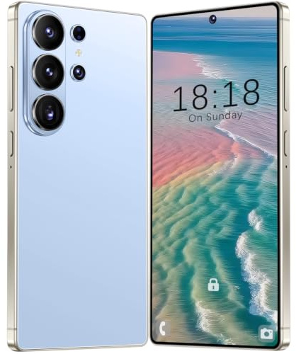 viqee 5G Smartphone 8+256GB, 6.9 HD, 6000mAh, 21+8MP, Dual SIM | 5G, Android 14, Simlockfrei, Face ID, OTG, Dual-SIM, ohne Vertrag, 6,9 Zoll HD-Display, 6000 mAh Akku, 21+8 MP Kamera