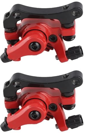 SPYMINNPOO Electric Scooter Brake Caliper, 8/10 Inch Aluminum Alloy Front Rear Mechanical Disc Brake Calipers for Mountain Bike