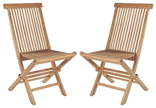 La Casa di Caesar 2er Set Teakholz Klappstühle Riva Teak Möbel Gartenmöbel Gartenstuhl Teakholzstuhl
