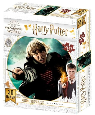Prime 3D-Puzzle, Linsenform, Harry Potter Ron Weasly, Schwarz, Standard (300)