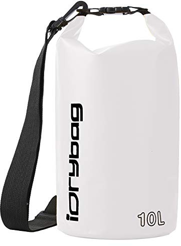 IDRYBAG Trockentaschen für Kajakfahren, wasserdicht, 2L/5L/10L/15L/20L, Kleiner, wasserdichter, schwimmender Trockensack, wasserdichter Trockensack für Paddelboard-Reisen