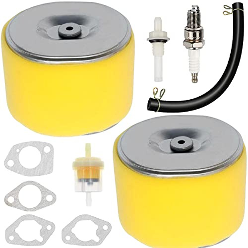 ZAMDOE GX390 Filtro de aire para Honda GX340 GX390 11HP 13HP Motor Motor Reemplaza 17210-ZE3-505 17210-ZE3-010 17210-ZE3-515 con bujía Filtro de combustible Manguera de combustible