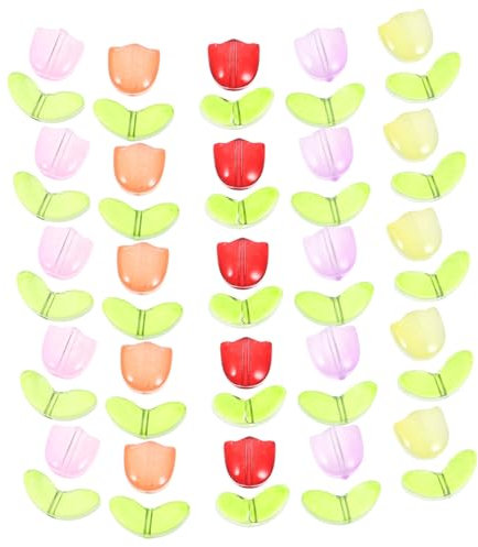 jojofuny 100pcs Small Glass Beads for Jewelry Making Multi-Function Bracelet Beads Spacer Glass for Bracelet DIY Craft Project