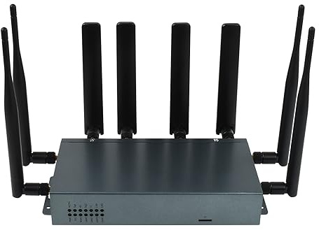 Waveshare RM520N-GL Industrial 5G Router, Wireless CPE, Snapdragon X62 Onboard, 5G Global Band Module, with Gigabit Ethernet and WiFi, Support 5G/4G/3G & 3GPP R16