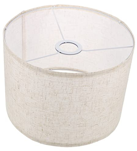 ANDRESLAD Pantalla de Lámpara de Lino Extraíble Pantalla de Araña 280x200mm para Lámpara Sencilla de Tejido de Lino Resistente Domésticas Techo 1 Unidad