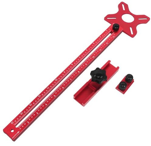 Sefdrert Router Fräsen Nut Halterung Schrank Hardware Jig Router Kreis Schneiden Jig Punch Router Fräsen Nut Halterung