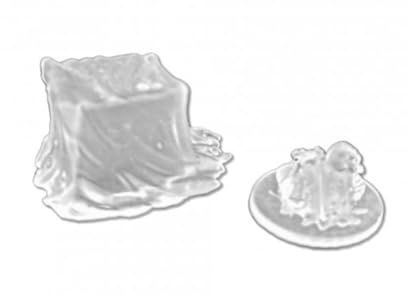 Reaper Small Gelatinous Cube (Clear) Miniature 25mm Heroic Scale Figure Dungeon Dwellers Miniatures