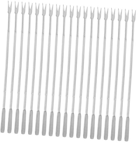 Cabilock Juego De 15 Tenedores para Mariscos y Nueces, Acero Inoxidable, Abridor De Langostas, Picas Resistentes para Crustáceos y Frutos Secos, Utensilios para Mariscos Casa y Cocina Profesional