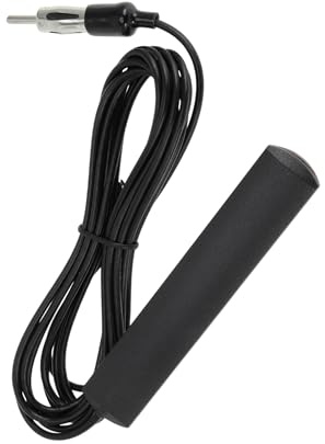Partuto 1 Pc Universal Hidden Windshield Signal Antenna Car Truck Car Aerial BNC Mount Black 118.1