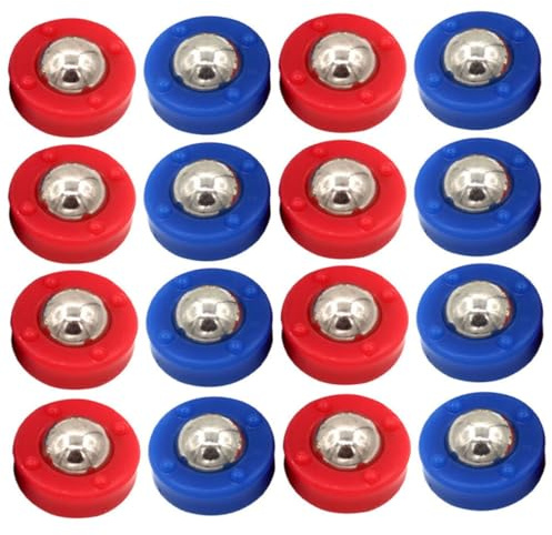 Mini Juego de Curling de Mesa 24 Piezas de Acero y Plástico | Accesorios Portátiles para Escritorio, Cantidad Suficiente para Juego Interactivo, Repuesto para Tejo