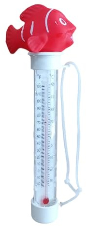 Schwimmendes Temperaturmessgerät für Pool, Wasserthermometer, präzise Anzeige mit Cartoon-Design für Dusche See Haus Outdoor und Indoor für Kinder