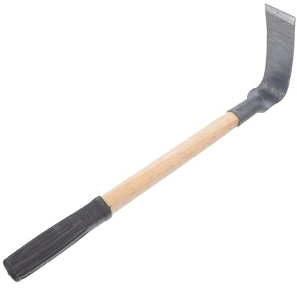 HIAKDOFT Herramientas Agrícolas De Azada para Jardín Mango De Madera De Acero para Exteriores y para Desherbar y Plantar