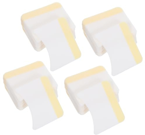 Healeved 160 Stück Bogenförmige Kosmetikentferner Baumwolle Pads für Frauen Komfortable Make Up Reinigungspads Praktisches Wimperncreme Entfernungspad für Salon und Zuhause