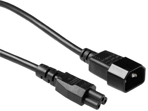 Act Cavo di Alimentazione a 3 Poli, 2 m, C14 Maschio a C5, Cavo di Alimentazione di Tipo F, Cavo di Alimentazione per dispositivi Freddi, AK5028