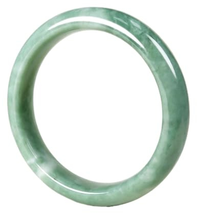 yigedan Armband aus reiner natürlicher Jade, Güteklasse A, für Damen, L, ohne Stein