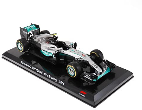 OPO 10 Formel 1 Auto 1/24 kompatibel mit Mercedes F1 W07 Hybrid - Nico Rosberg - 2016 - OR029