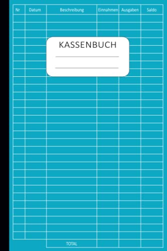 Kassenbuch Kleinunternehmer: Einnahmen und Ausgaben buch einfach eintragen perfekt für Kleinunternehmer, Vereine, Haushalt Und Selbständige - Din A5 - 01