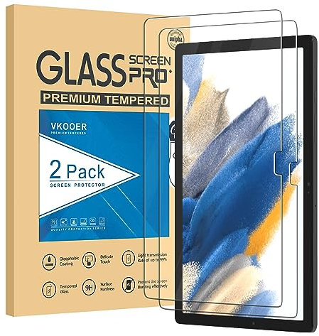 [2 Stück] Schutzfolie für Galaxy Tab A8 10.5 Zoll 2021, SM-X200/X205 Displayschutzfolie Screen Protector 9H Härte Anti-Kratzen Ultra Clear, Panzerglas Schutzfolie für Samsung Galaxy Tab A8 Tablet