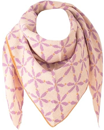 FASHION YOU WANT XXL Schal flauschig schal-tuch damen dicker dreieckstuch groß Wolle BLUME Farben kuschelig