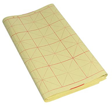 Lurrose Kalligraphie-Übungspapier 70 Blatt Chinesisches Kalligrafie-schreibgitter Schreibpapier Chinesische Kalligrafie Praktisches Kalligrafiepapier Kariert Handgemacht Kalligraphie
