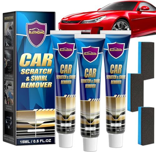 3 Stück Autokratzer-Reparaturpaste 120ml,Car Scratch Repair Paste,Tiefe Autokratzer-Reparaturpaste,Neu Kratzer Entferner Auto,Auto Kratzer Entferner,für Lackkratzer,Wirbel,Markierungen,Abrieb,Makel