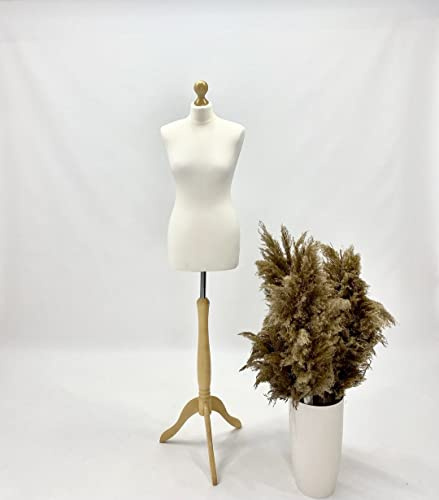 AILANT Schneiderpuppe weiblich Schneiderbüste, Bezug - weiß/Cream (36)