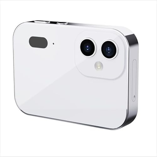Appareil Photo Numérique 64MP 4K, Appareil Photo Numérique de Pointage et de Prise de Vue à écran Tactile D6 de 3 Pouces pour la Photographie et la Vidéo, Flash intégré, Lecteur