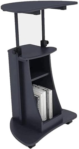 WOYZDQ Stehpult Tragbares Podium, mobiler Laptop-Ständer, Schreibtisch, Kanzel, Stabilität, Podien, Holz, Besprechungsraum, Schule, Kirchen, Auditorium, Klassenzimmer Pult