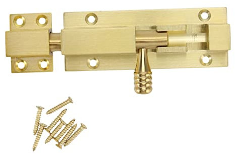 KITANDOVE 1pièce Serrure à Glissière Aluminium Alloy Pour Porte Et Fenêtre Verrou Anti-vol Installation Facile Et Durable