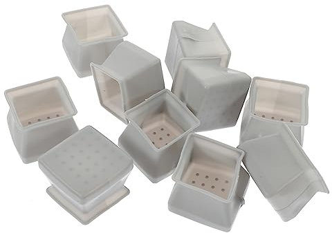 Gadpiparty 20stücke Antiskid Stuhlbeinschoner Aus Silikon Rutschfeste Möbelbeinschutzkappen Für Holzböden Langlebige Einfache Reinigung Für Stühle Tische Und Sofas