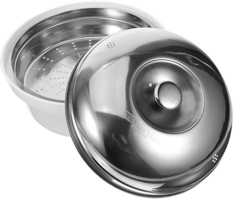 Cabilock Vaporera Para Microondas Olla Arrocera Cocinar Al Vapor Utensilios De Cocina Tapa Incluida