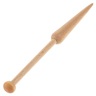 Gogogmee 1pc Webstuhl Werkzeug Holz Nadel Pick Up Stick Weben Werkzeug Holz Häkeln