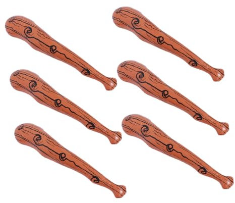 UPKOCH 6stücke Aufblasbarer Baseballschläger Aufblasbare Partyschläger Aufblasbarer Stock Für Party Geburtstagsdekoration Spielzeug Anfeuerungsstäbe Für Poolzubehör