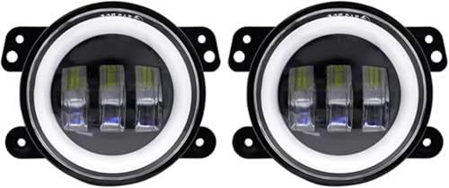 YannnnV12 Nebelscheinwerfer Für Chrysler 300 2005 2006 2007 2008 2009 2010 Touring,DRL Halo Ring Tagfahrlicht Nebelscheinwerfer,Frontstoßstange DLR Nebelscheinwerfer