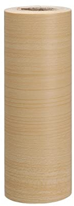 Home Decor Sockelleiste Vinyl-Aufkleber, selbstklebende Holzfußleiste, Wandbordüren-Aufkleber, Taillenlinie, Tapete für Schlafzimmer Wohnzimmer(Beige-12cm x 5m)