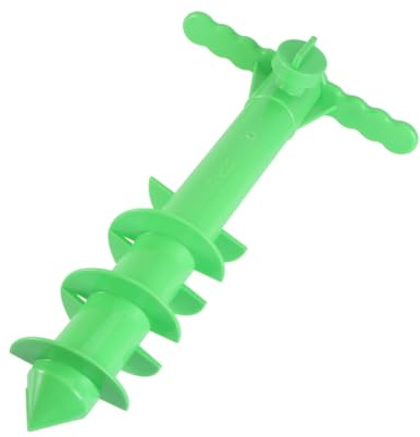 YOSADIER Ancre pour Parasol de Plage en Plastique ABS Base Spirale Coupe-Vent Support Parasol Portable Fixation sans Outil Accessoire Plage et Camping Couleur Aléatoire Robuste