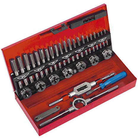 Sealey Ak3015 Tap & Die Set 32Pc Split Dies - Metric