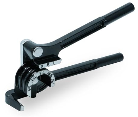 CCLIFE Cintreuse Tube Manuelle 3 en 1 de 6/8/10 mm, 0-180° Outil de Cintrage pour Tubes en Aluminium, Laiton, Cuivre à Paroi Mince, Noir