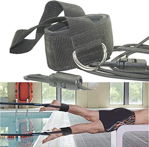 AUXPhome Stylestrong Schwimmgürtel für Schwimmtraining, Knöchelriemen, Stationäres Schwimmtraining, 1 Paar