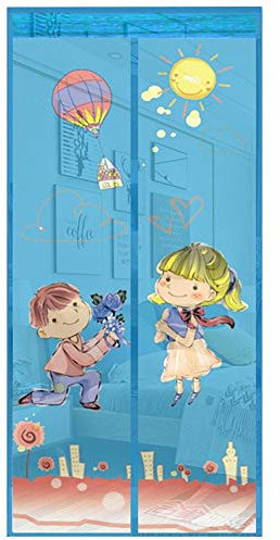 BYFRI Magnetischer Schirm-tür-net, Spaziergang Durch Leicht, 90x210cm Anti Mosquito Starke Fly Mesh, Ultra Seal Magnete Schließen Automatisch