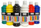 ACRYLFARBEN-SET 6 Farben je 500ml. Hochwertige und deckende Malfarben für Holz, Stein, Leinwand, Malkarton, Papier, Stoff, Leder, Metall, Pouring. Allzweckfarben. Acryl-Grundfarben-Set 6 x 500 ml