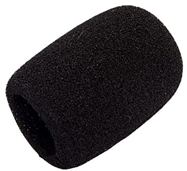 deetech WS-40 - Mikrofon Windschutz 40x26x18mm für Konferenz-/ Kondensatormikrofone Ø 18-20 mm, schwarz