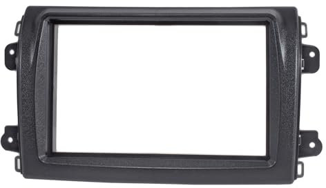 tomzz Audio 2414-101 Doppel DIN Radioblende kompatibel mit FIAT Ducato Serie 8 ab 2021 schwarz für Fzg. mit Radiovorbereitung