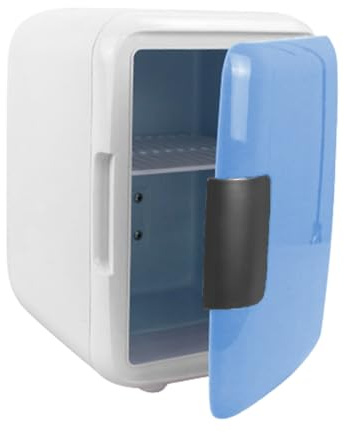 Fowybe Minifrigo | Raffreddatore Scaldino Congelatore 12V | Frigorifero cosmetico da 4 Litri, Mini Frigorifero e riscaldatore da scrivania per la Cura della Pelle, Cosmetici, Bevande