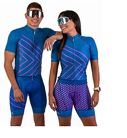 Radtrikot, Triathlon-Anzüge für Herren – Tri-Anzüge für Herren mit Ärmeln – Trisuit Triathlon Herren – Menu2019s Tri-Anzug-Set – mit Tasche (Farbe: 12, Größe: X