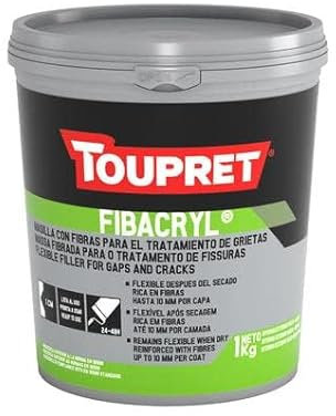 Toupret - FIBACRYL MASILLA ELASTICA CON FIBRAS 1 KG