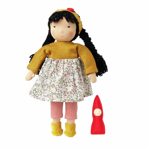Käthe Kruse Waldorfpuppe Kiki I Spiel- und Schmusepuppe für Kinder ab 0 Jahre I Zertifizierte Waldorfpuppe zu Förderung des Selbstbewusstseins und der Kreativität