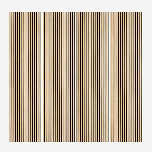 4 x panneau acoustique intérieur en chêne de 240x60cm Kover-O