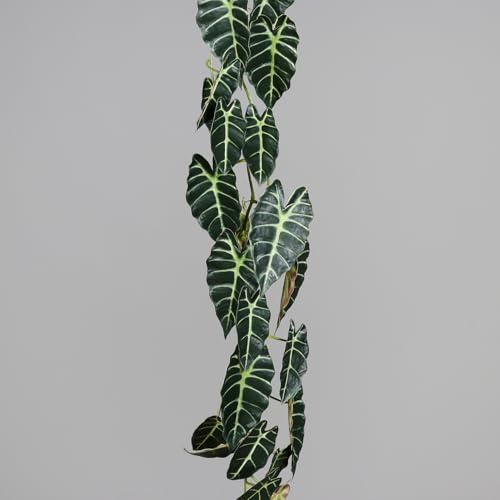 Seidenblumen Roß Alocasia-Ranke 120cm DP Kunstpflanzen künstliche Pflanzen Ranken Girlande Alocasiagirlande